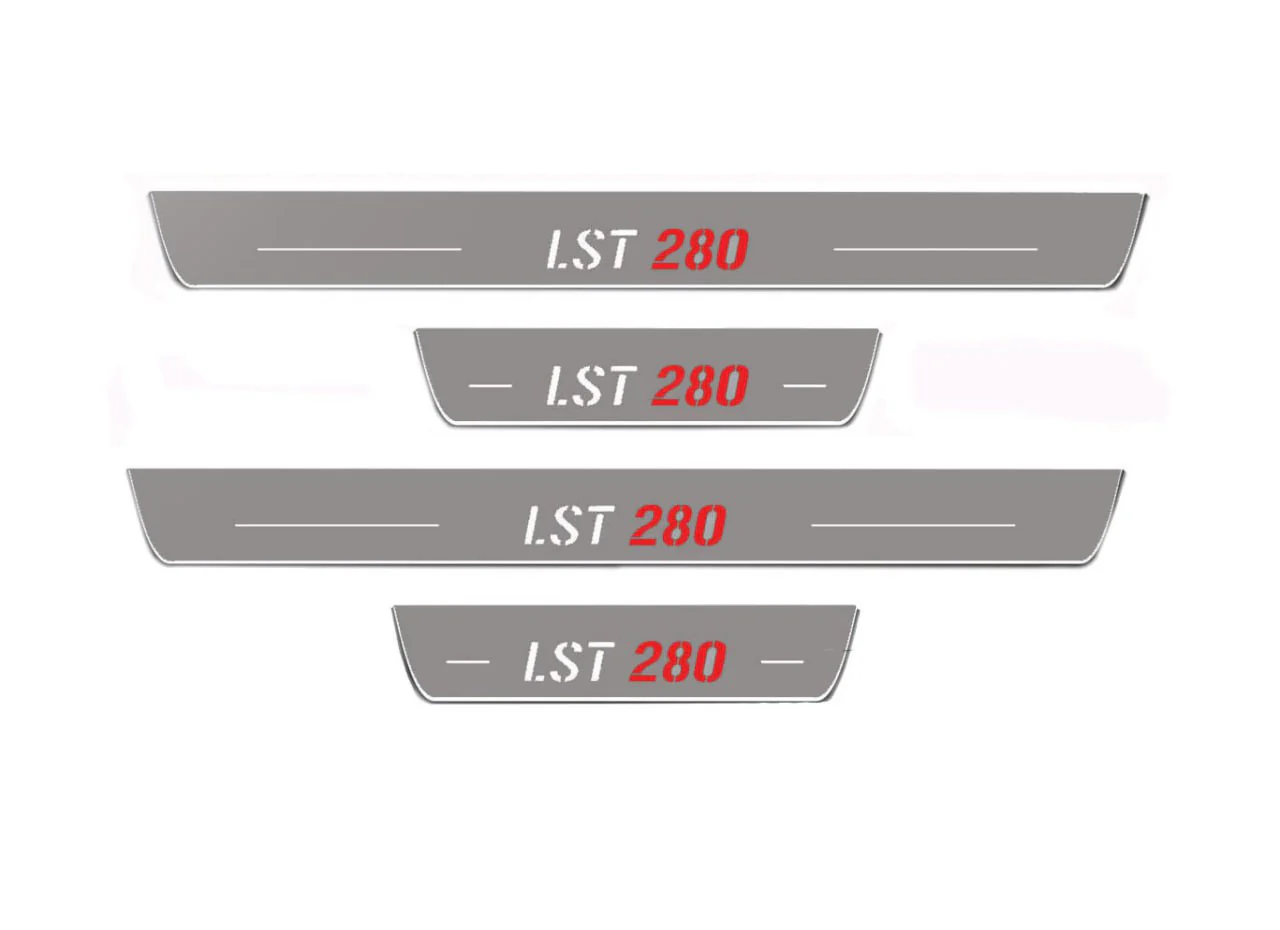 Ford Focus IV 2018+ LED Door Sills PRO With LST 280 Logo