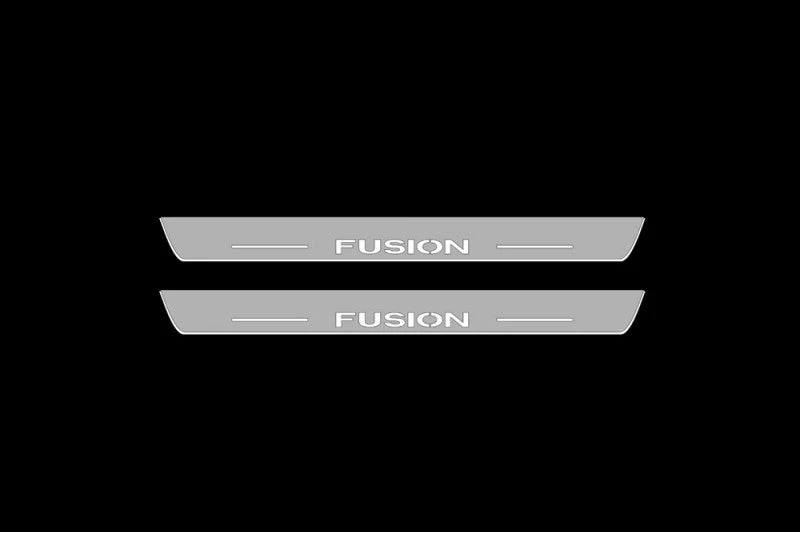Ford Fusion (Europe) 2002-2012 Led Sill Plates With Fusion Logo