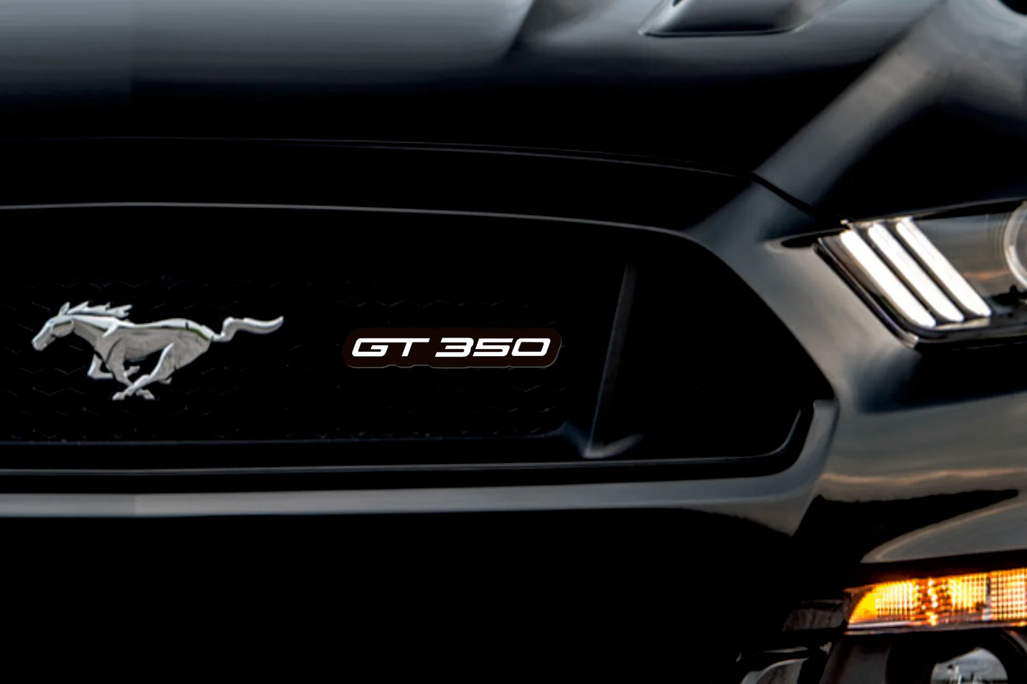 Ford Illuminated LED Radiator Grille Emblems and Badges with GT350 logo - Image 2