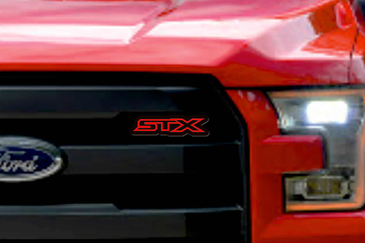 Ford Illuminated LED Radiator Grille Emblems and Badges with STX (type 1) logo - Image 2