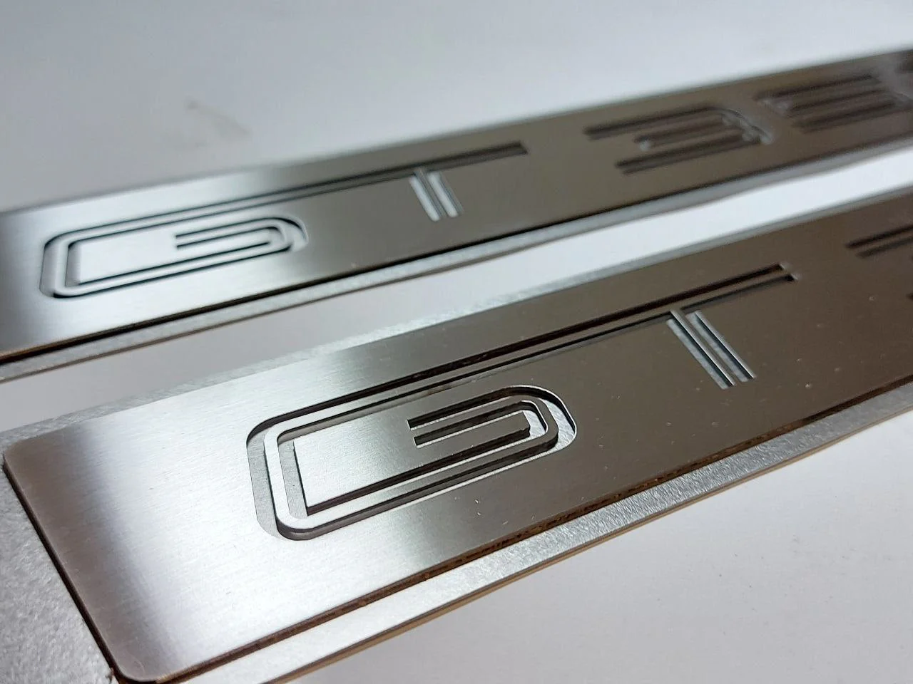 Ford Mustang 6 SHELBY GT 350 Car Show Stainless Steel Door Props with GT 350 logo - Image 3