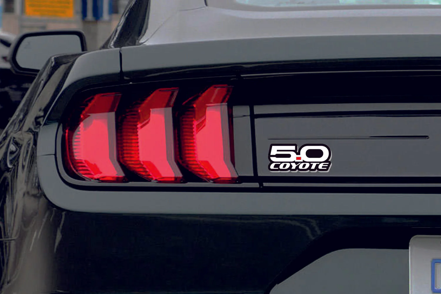 Ford Mustang Emblem & Badge Set - Grille and Tailgate 5.0 Coyote logo - Image 3