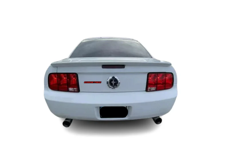 Ford Mustang Emblem & Badge Set - Grille and Tailgate Code Red logo (Type 2) - Image 3