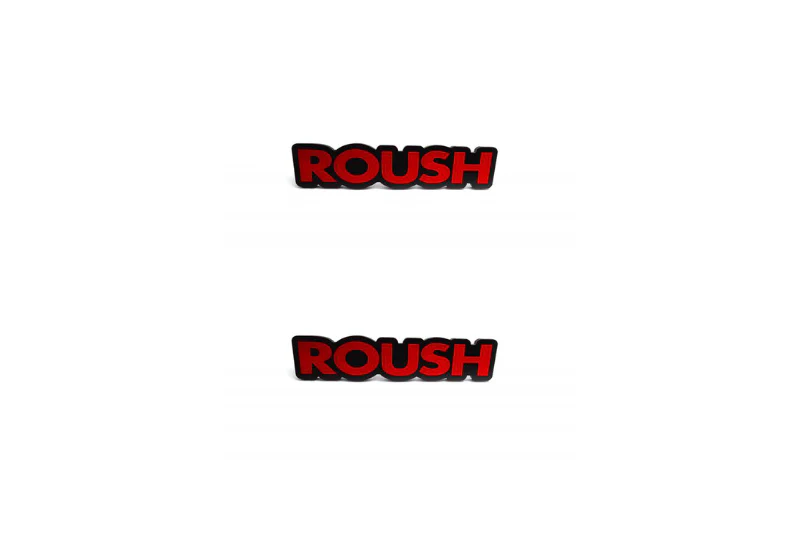 Ford Mustang Emblem & Badge Set - Grille and Tailgate Roush logo