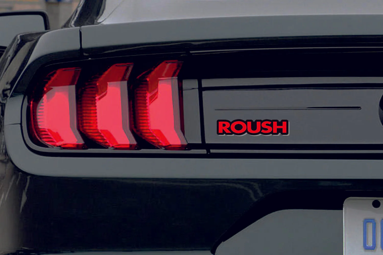 Ford Mustang Emblem & Badge Set - Grille and Tailgate Roush logo - Image 3