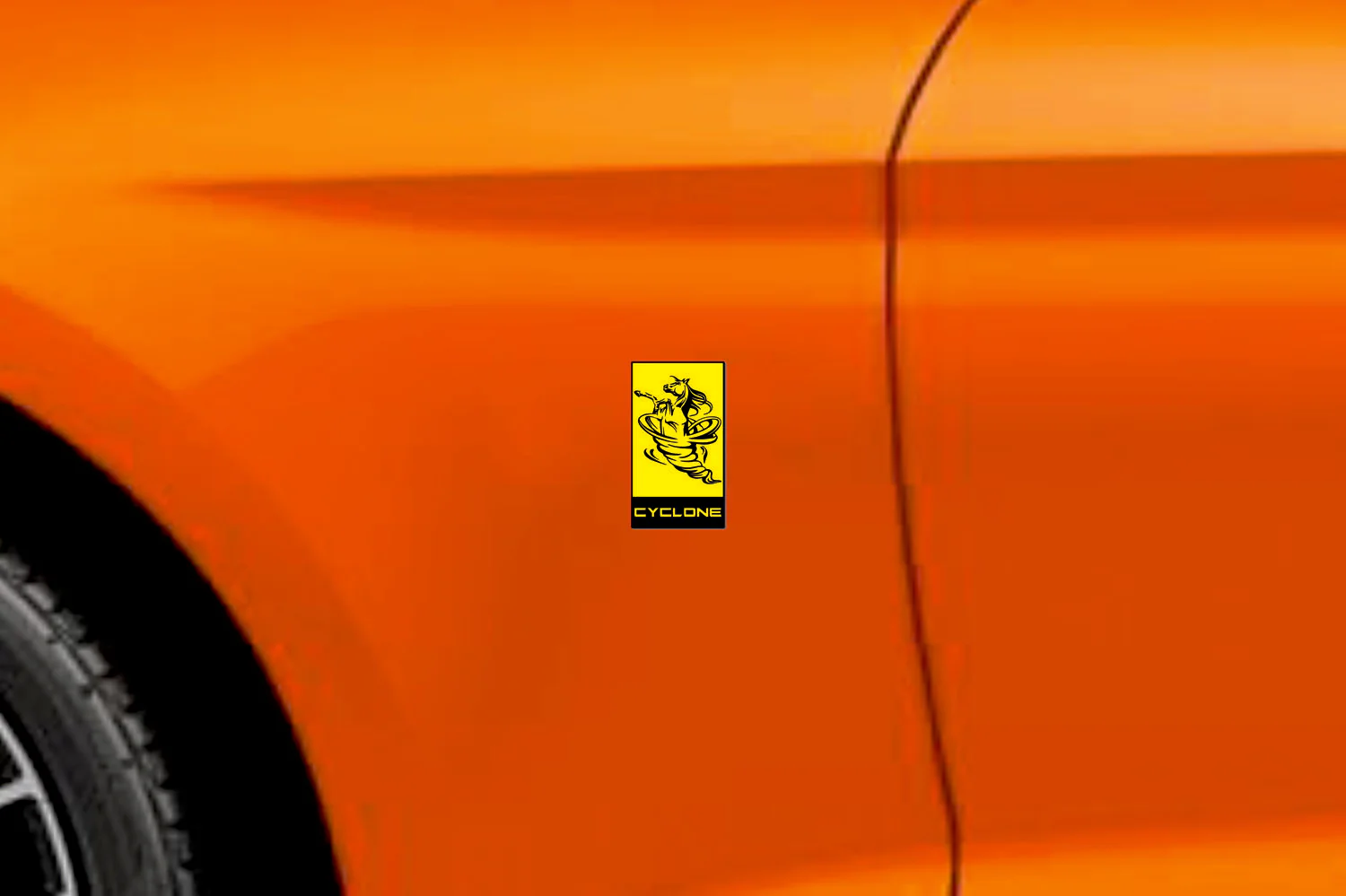 Ford Mustang Emblem & Badges set with Cyclone logo - Image 5