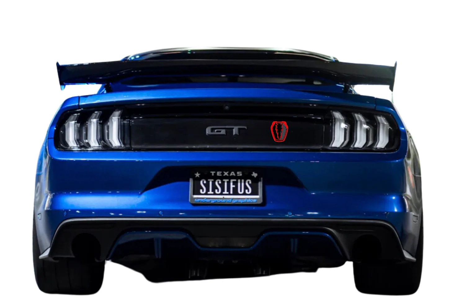 Ford Mustang Emblem & Badges set with Mustang Dark Horse logo - Image 2