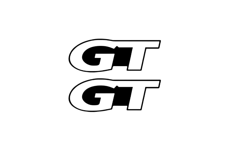 Ford Mustang emblem for fenders with GT logo (Type 4)