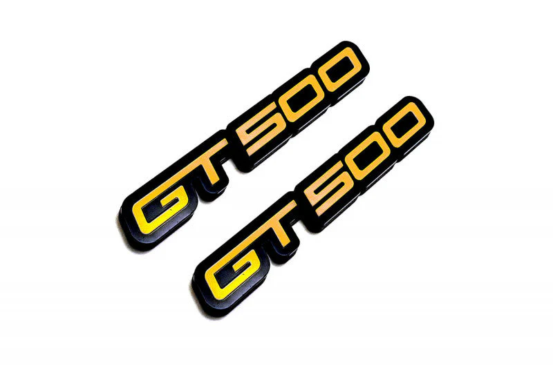 Ford Mustang emblem for fenders with GT500 logo