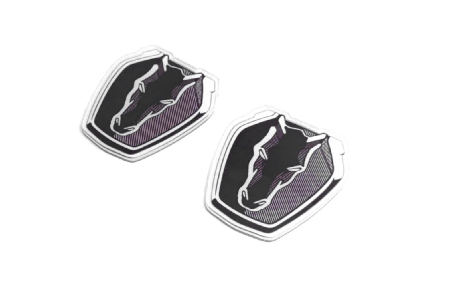 Ford Mustang emblem for fenders with Mustang Dark Horse logo - Image 15