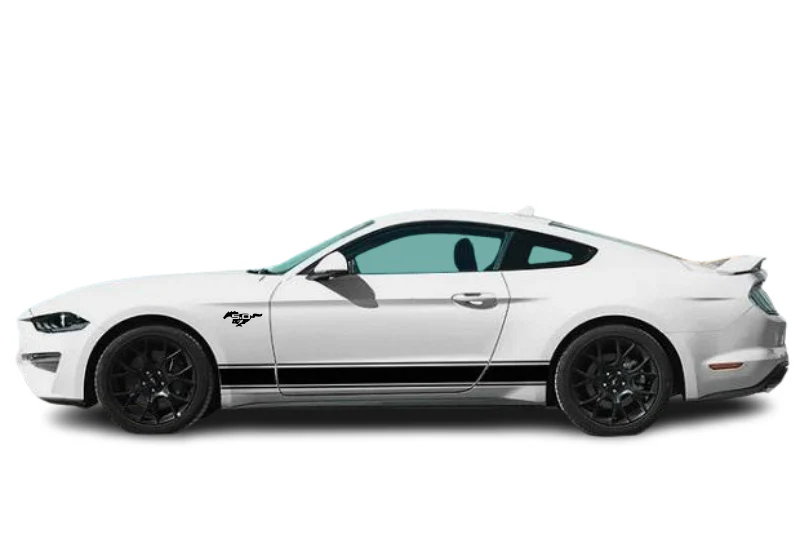 Ford Mustang emblem for fenders with Mustang Horse 5.0 logo - Image 2