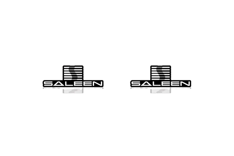 Ford Mustang emblem for fenders with Saleen logo (type 2)