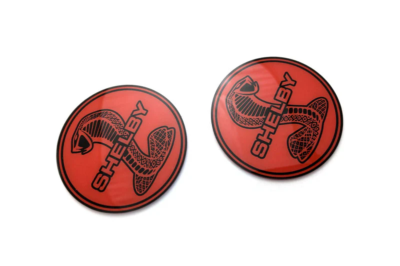 Ford Mustang emblem for fenders with Snake Shelby logo (Type 2) - Image 3
