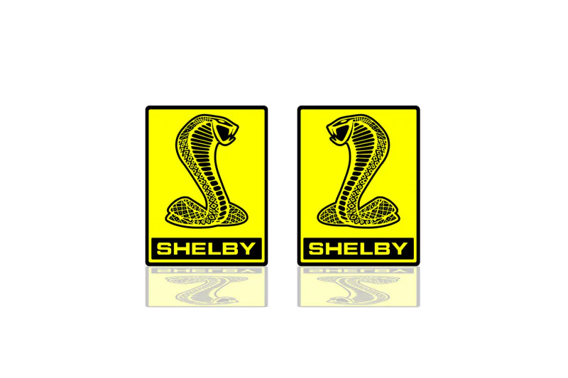Ford Mustang emblem for fenders with Snake Shelby logo - Image 3