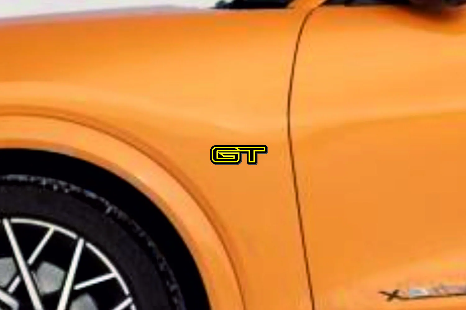 Ford Mustang Mach-E emblem for fenders with GT logo - Image 2