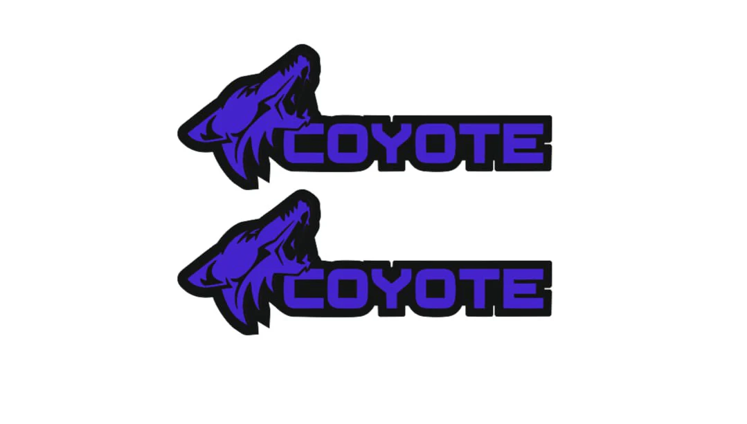 Ford Mustang Radiator grille emblem with Coyote logo (type 7) - Image 3