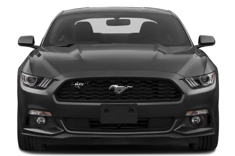 Ford Mustang Radiator grille emblem with Mustang Horse 5.0 logo - Image 2