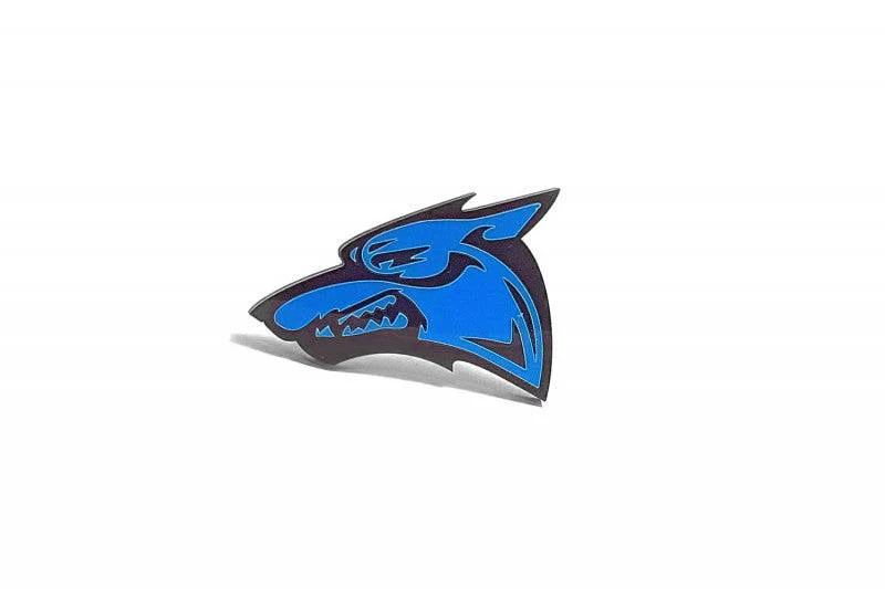 Ford Mustang tailgate trunk rear emblem with Coyote logo (type 2)