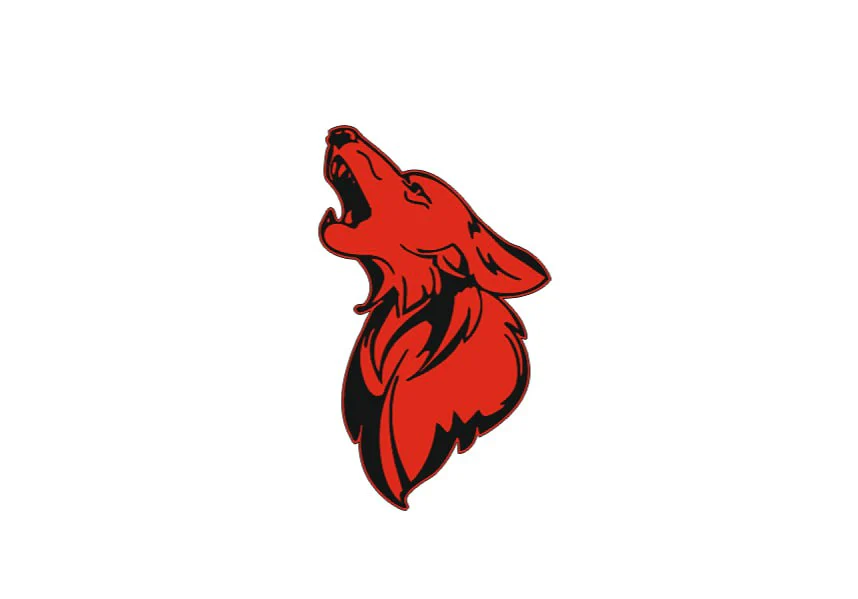 Ford Mustang tailgate trunk rear emblem with Coyote logo (type 4)