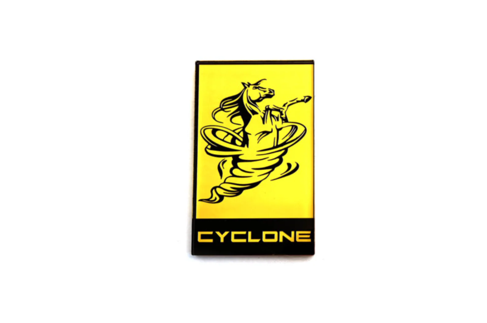 Ford Mustang tailgate trunk rear emblem with Cyclone logo - Image 7