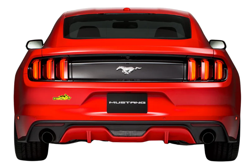 Ford Mustang tailgate trunk rear emblem with GT 5.0 Coyote logo (Type 2) - Image 2