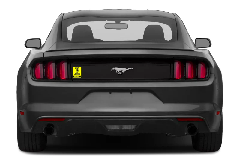 Ford Mustang tailgate trunk rear emblem with Snake Shelby logo - Image 2