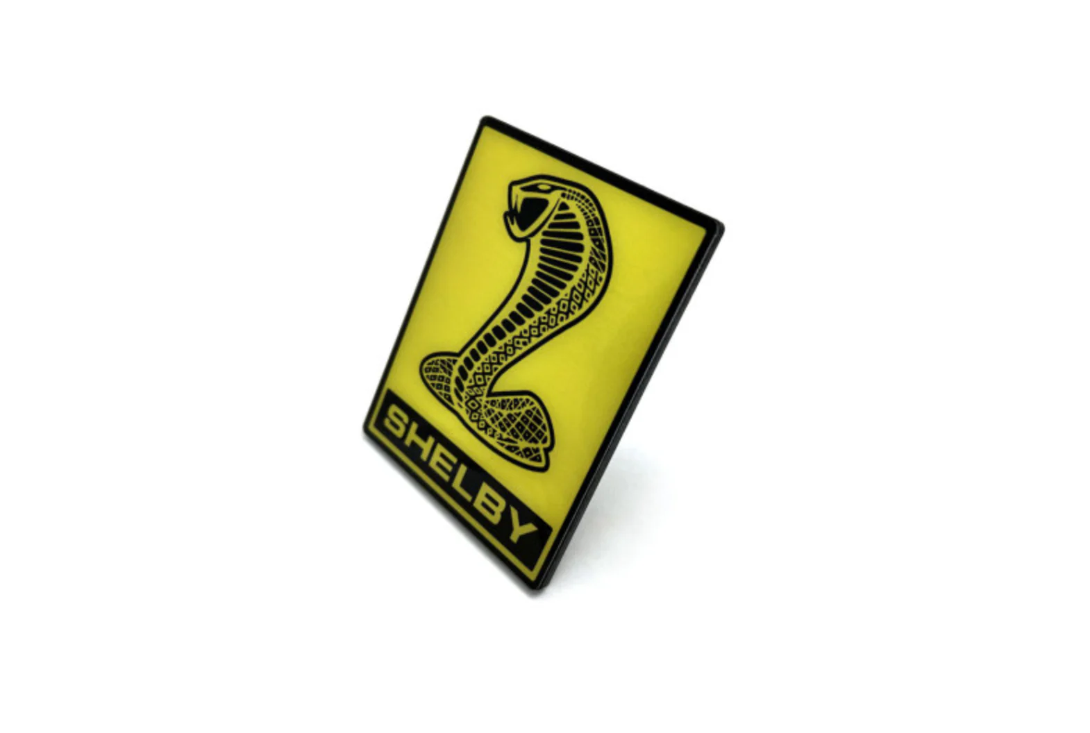 Ford Mustang Radiator grille emblem with Snake Shelby logo - Image 4