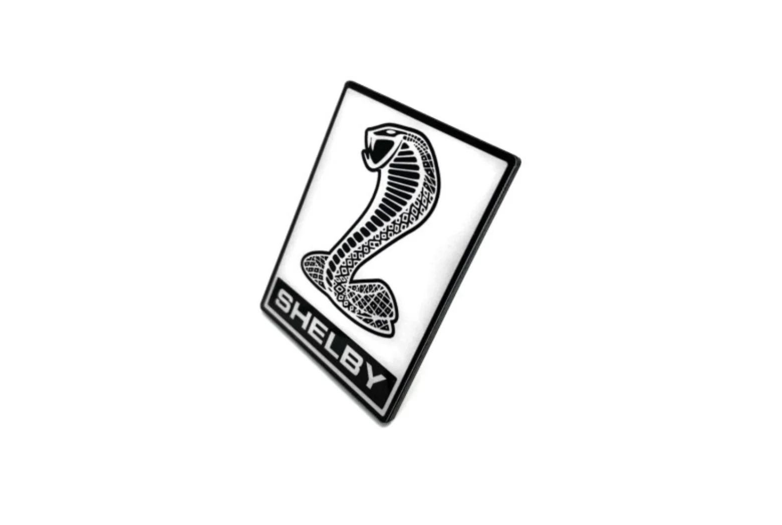 Ford Mustang Radiator grille emblem with Snake Shelby logo - Image 8