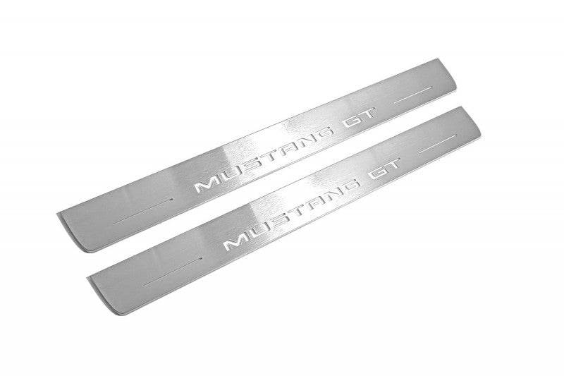 Ford Mustang V 2005-2015 Illuminated LED Door Sill Plates With Mustang GT Logo - Image 3