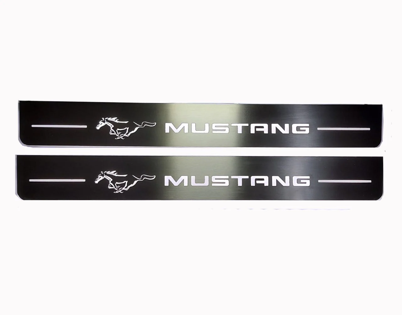 Ford Mustang V 2005-2015 Illuminated LED Door Sill Plates With Mustang Logo - Image 2