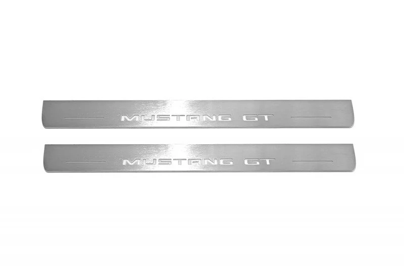 Ford Mustang VI 2015-2023 Illuminated LED Door Sill Plates With Mustang GT Logo - Image 8