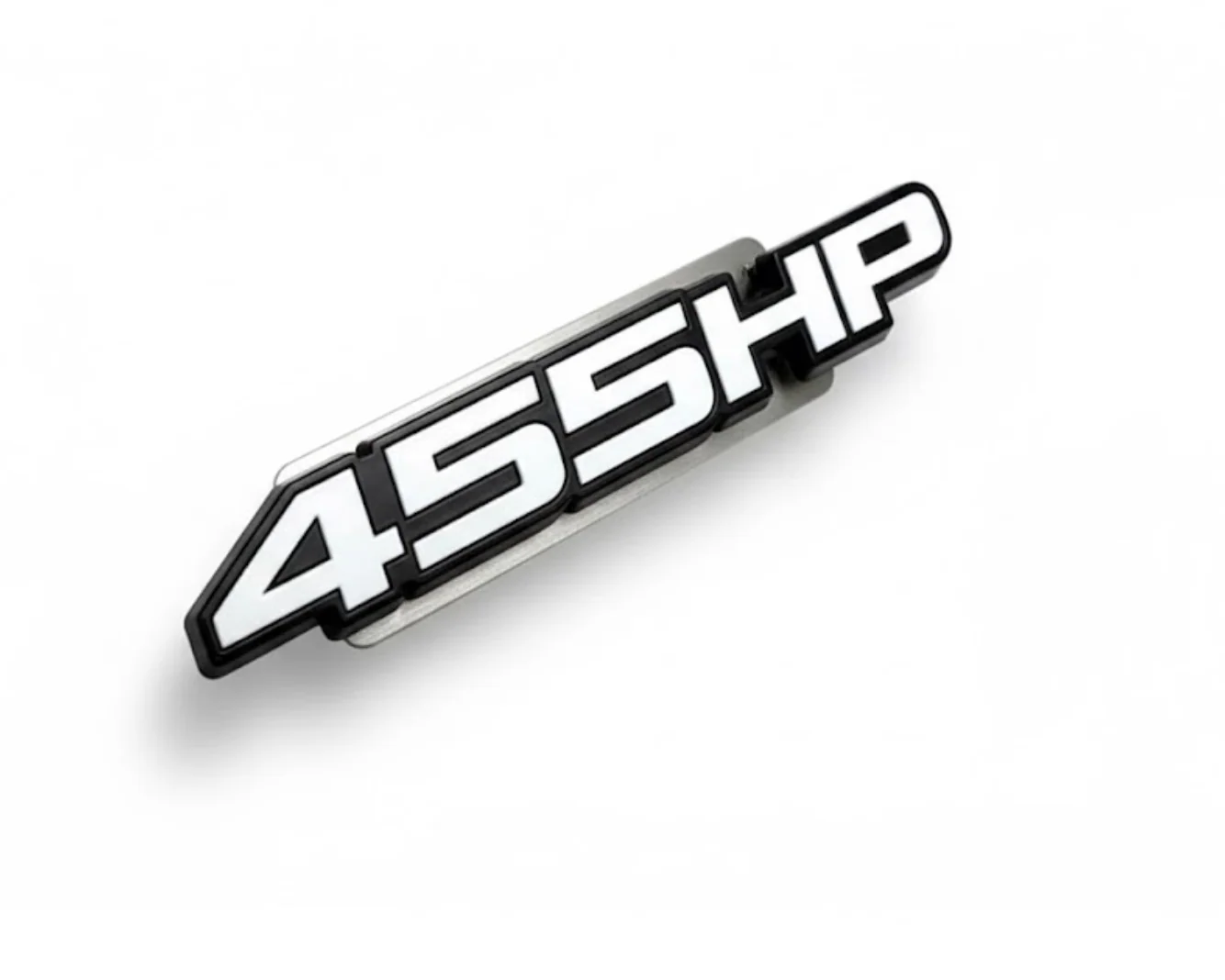 Ford Radiator grille emblem with 455HP logo - Image 2