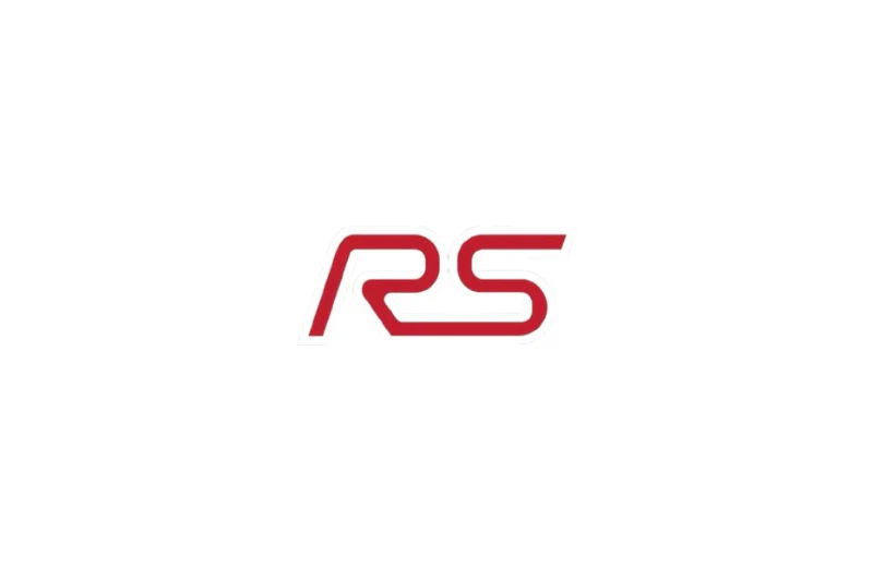 Ford Radiator grille emblem with RS logo (type 5)