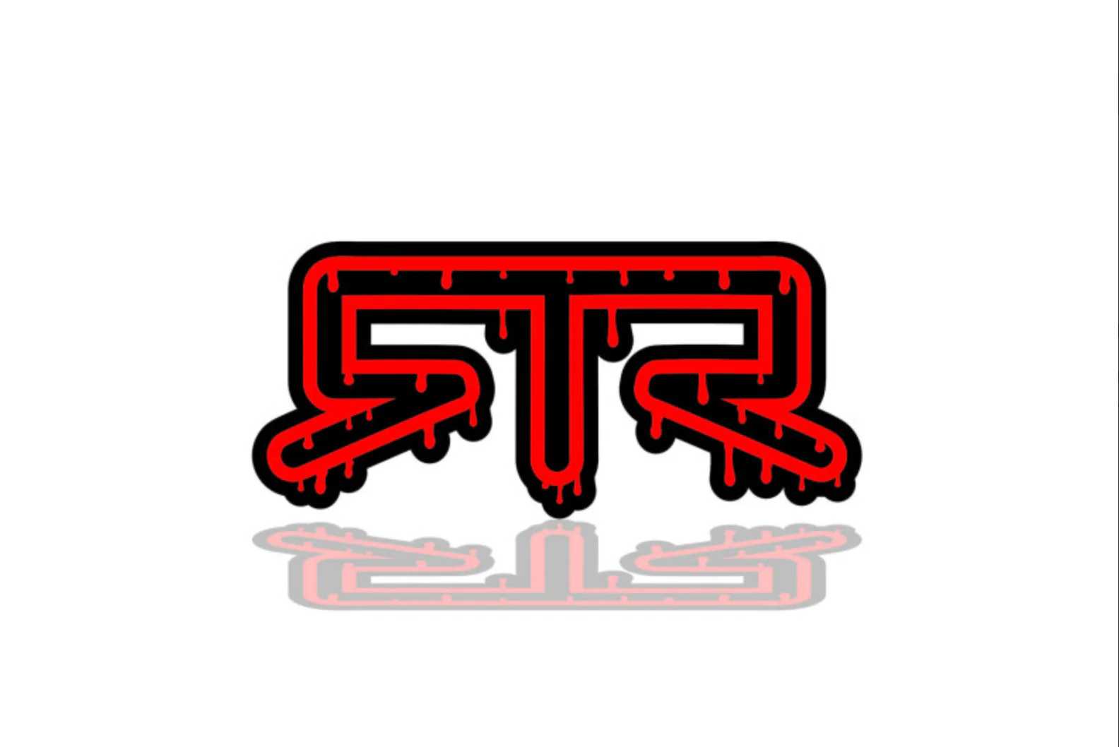 Ford Radiator grille emblem with RTR Blood logo