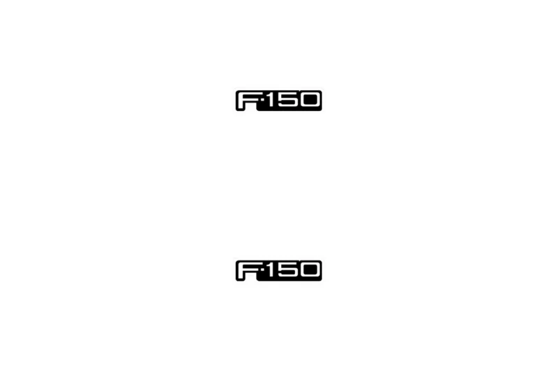 Ford Ranger Emblem & Badge Set - Grille and Tailgate F150 logo