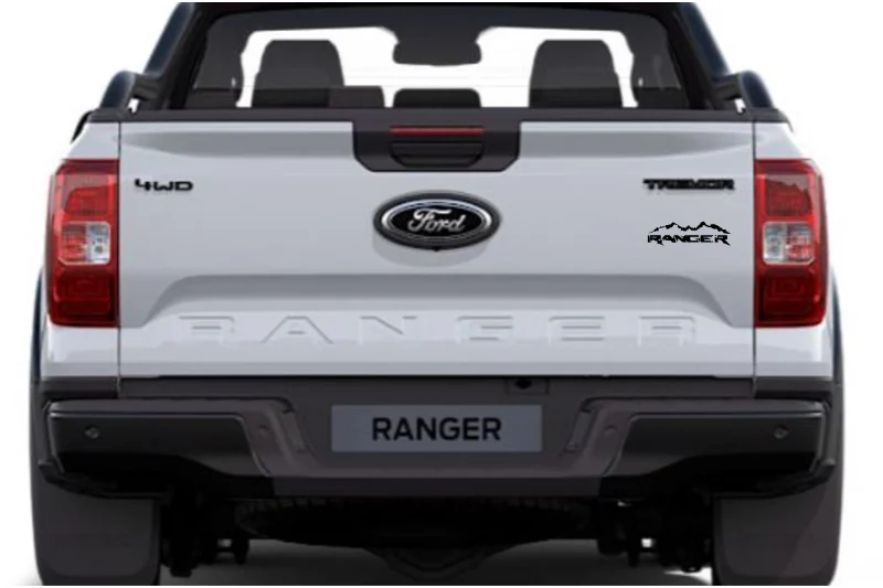 Ford Ranger Emblem & Badge Set - Grille and Tailgate Ranger logo (Type 5) - Image 3