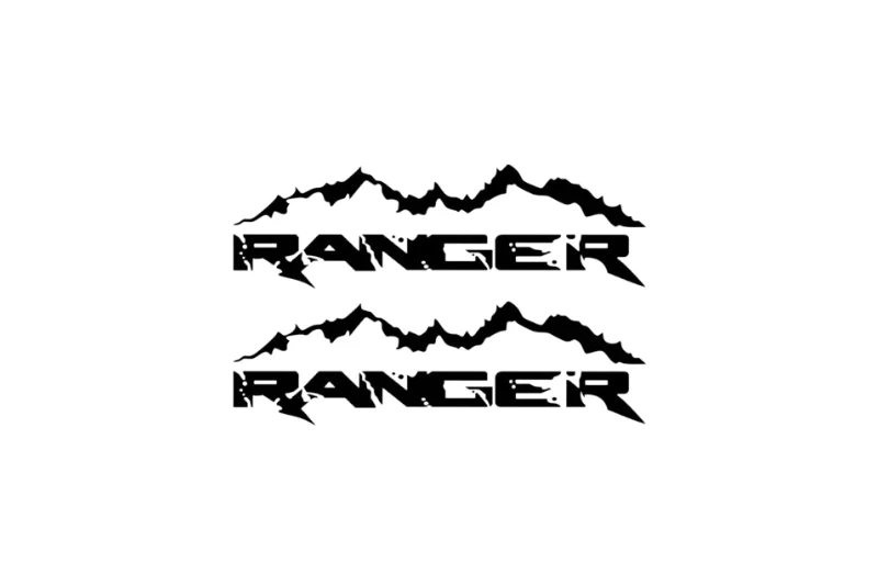 Ford Ranger Emblem & Badges set with Ranger logo (Type 5) - Image 3
