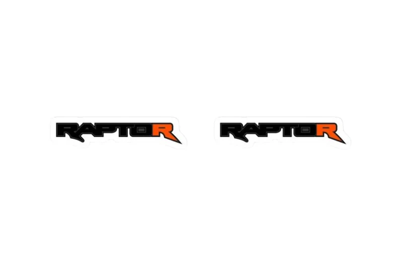 Ford Ranger Emblem & Badges set with Raptor logo (Type 5) - Image 2