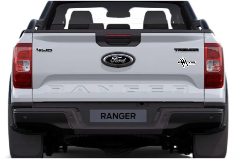 Ford Ranger tailgate trunk rear emblem with Ranger Raptor logo - Image 2