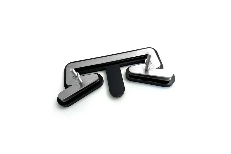 Ford Stainless Steel Radiator grille emblem with RTR logo - Image 4