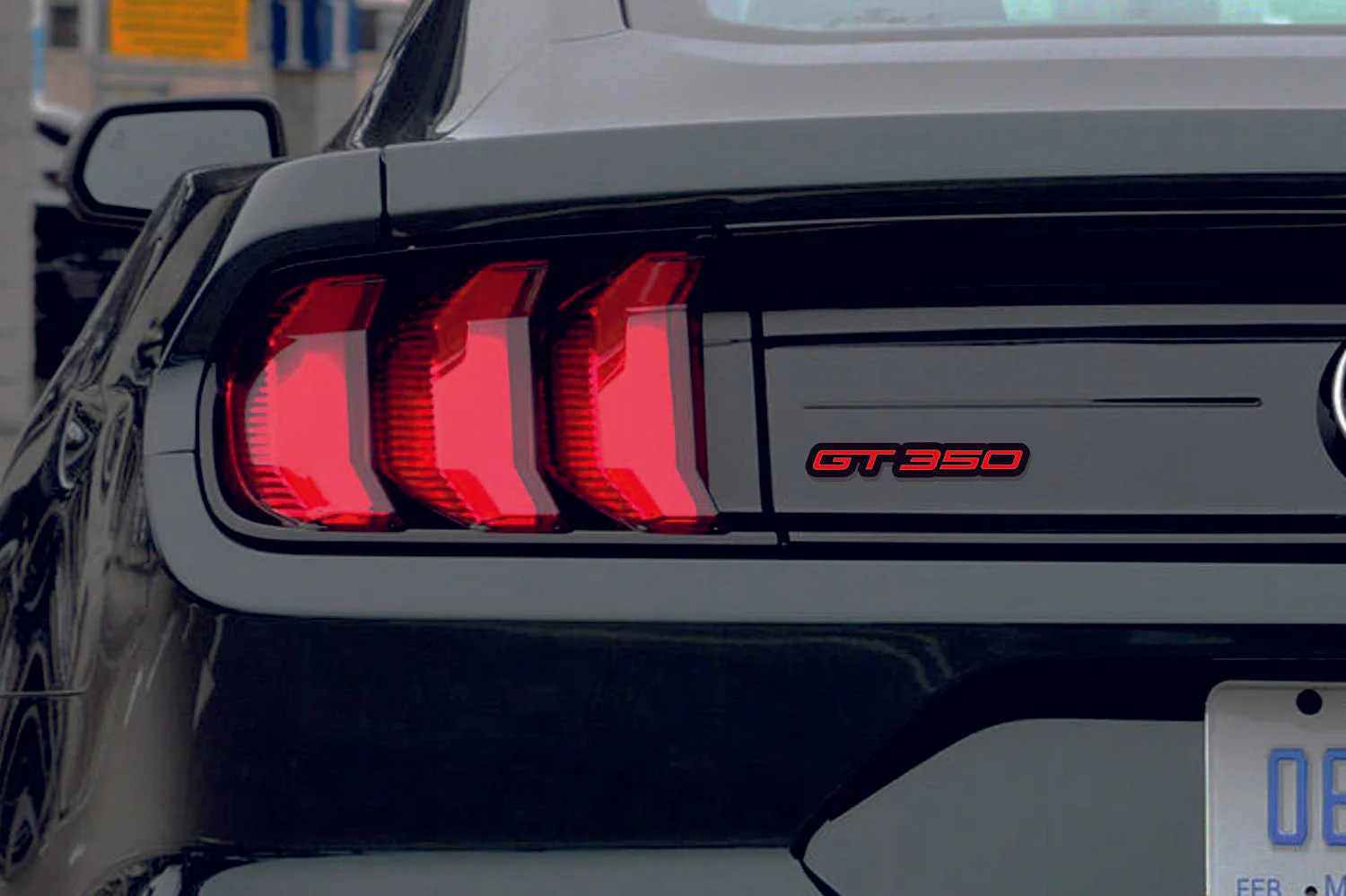 Ford tailgate trunk rear emblem with GT350 logo - Image 2