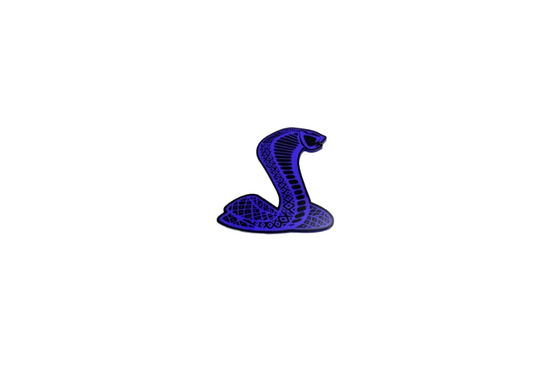 Ford tailgate trunk rear emblem with Mustang Snake logo - Image 3