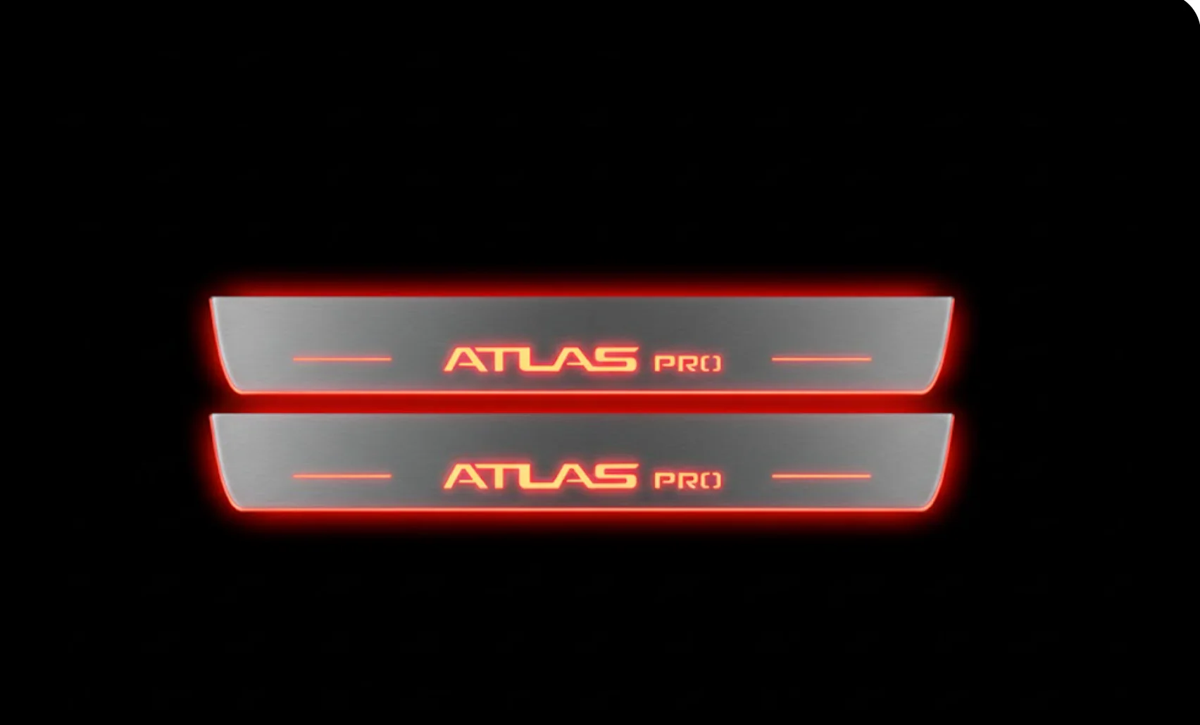 Geely Atlas Pro 2022+ Car Door Sill With Logo Atlas Pro