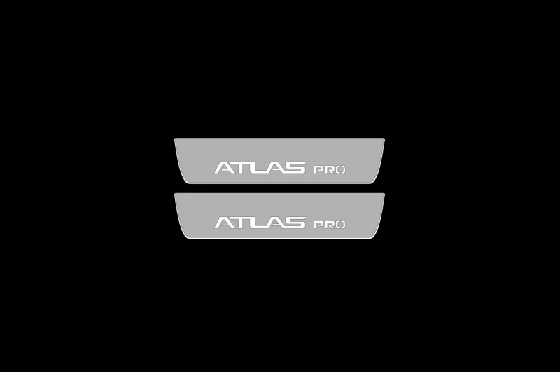 Geely Atlas Pro 2022+ Car Door Sill With Logo Atlas Pro - Image 3