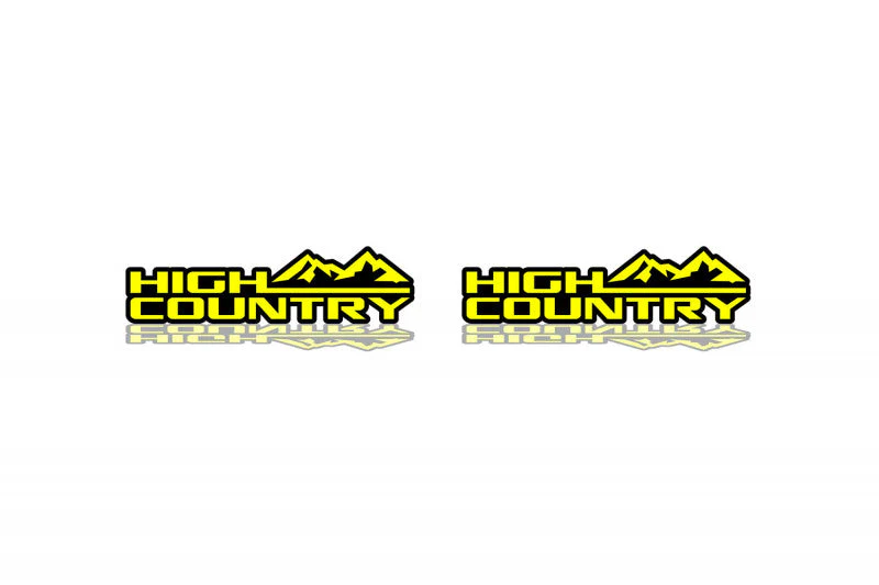 GMC Emblem & Badges set with High Country logo - Image 2