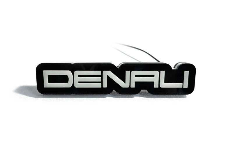 GMC Illuminated LED Radiator Grille Emblems and Badges with Denali logo - Image 6