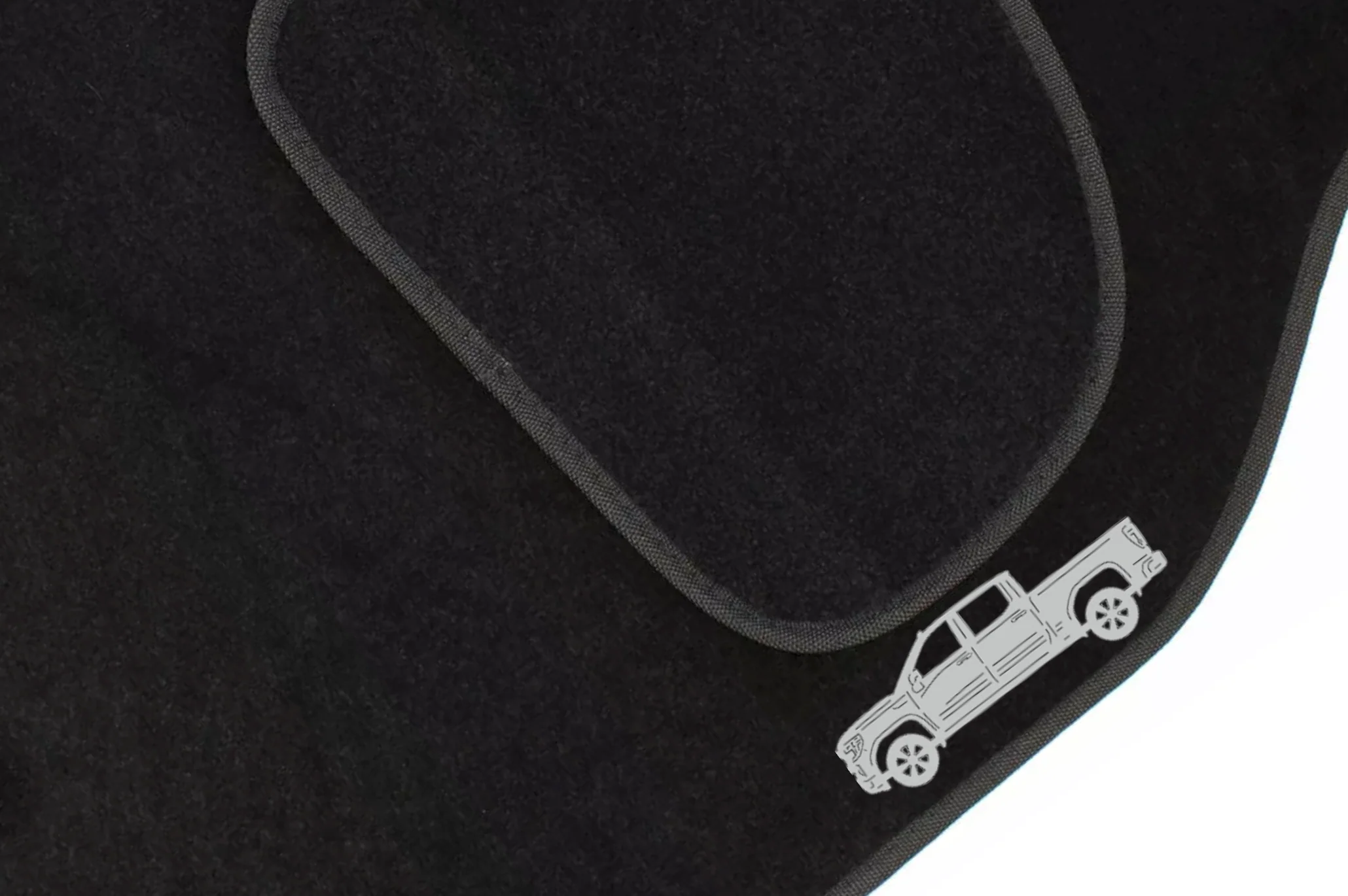 GMC Sierra V (2018+) Floor Mat Emblem Set – Stainless Steel Badges