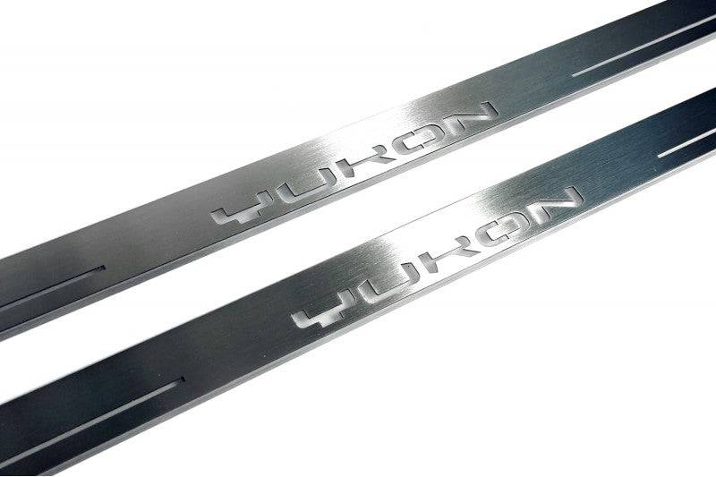 GMC Yukon V 2020+ Auto Door Sills With Logo Yukon - Image 8