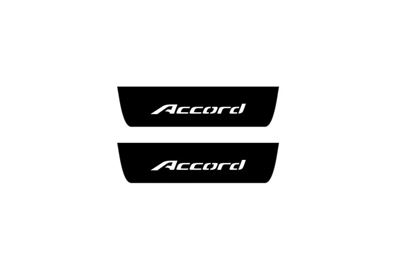 Honda Accord IX 2013-2018 Led Door Sill Pro With Logo Accord (Premium Painting) - Image 2