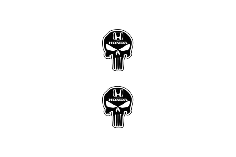 Honda Emblem & Badge Set - Grille and Tailgate Honda Skull logo